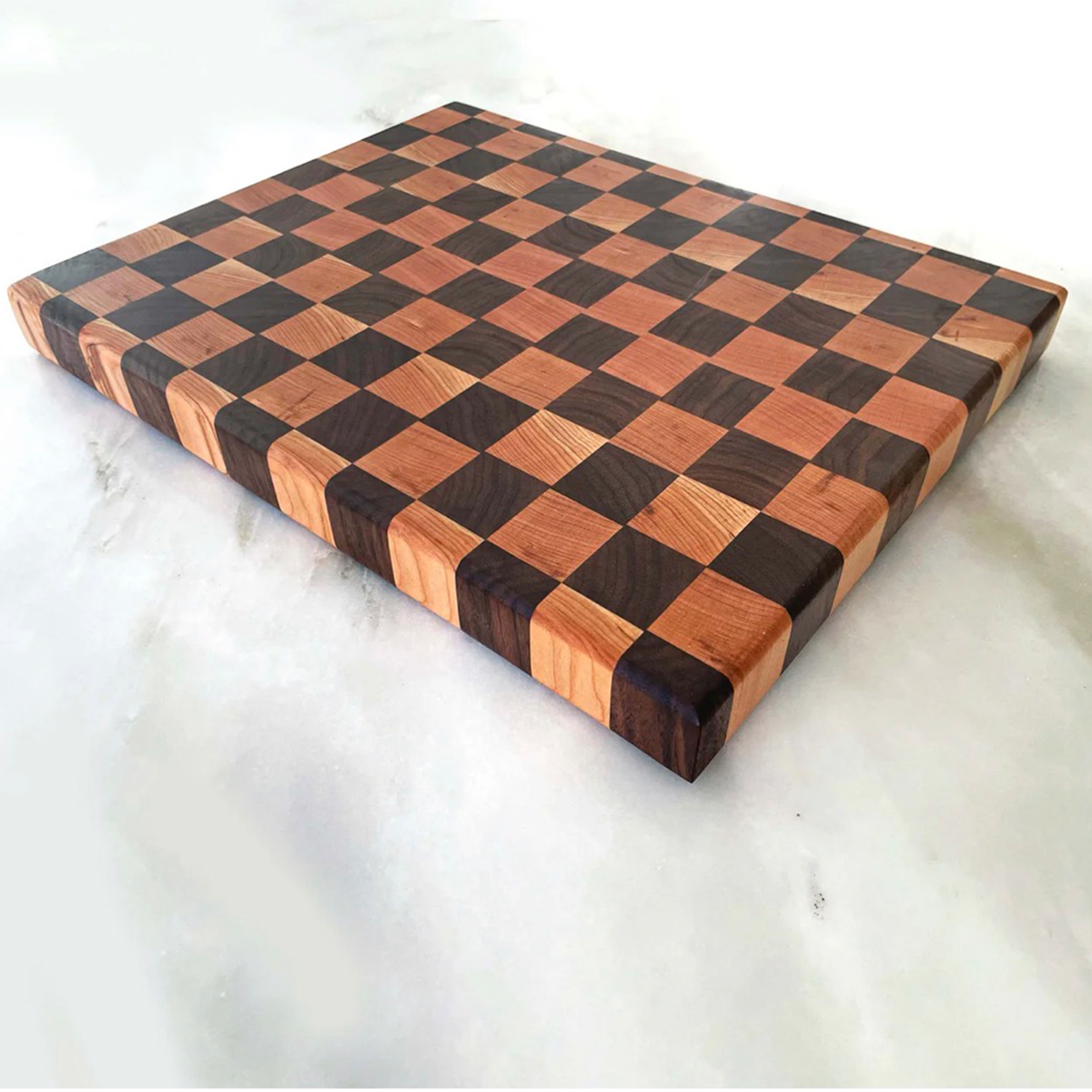 Walnut + Cherry End Grain Cutting Board "The Highland"