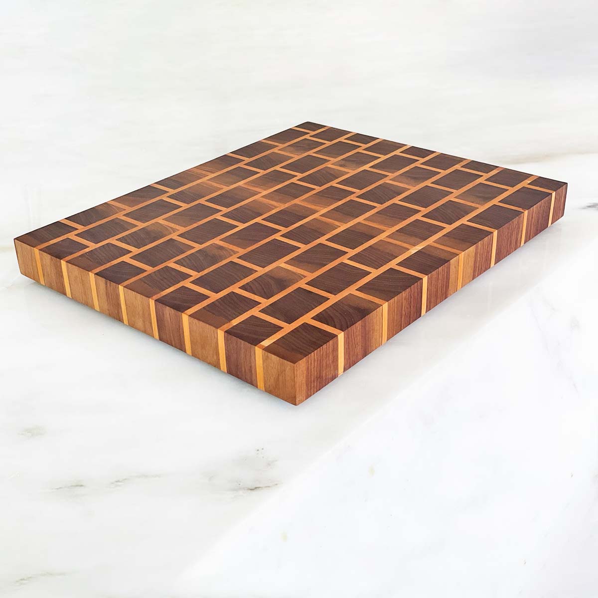 Walnut + Cherry End Grain Cutting Board "The Dunvegan"