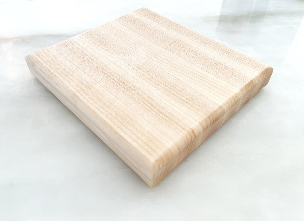 Maple Round Ringed Cutting Board 1¼” Thick - Wood Welded West