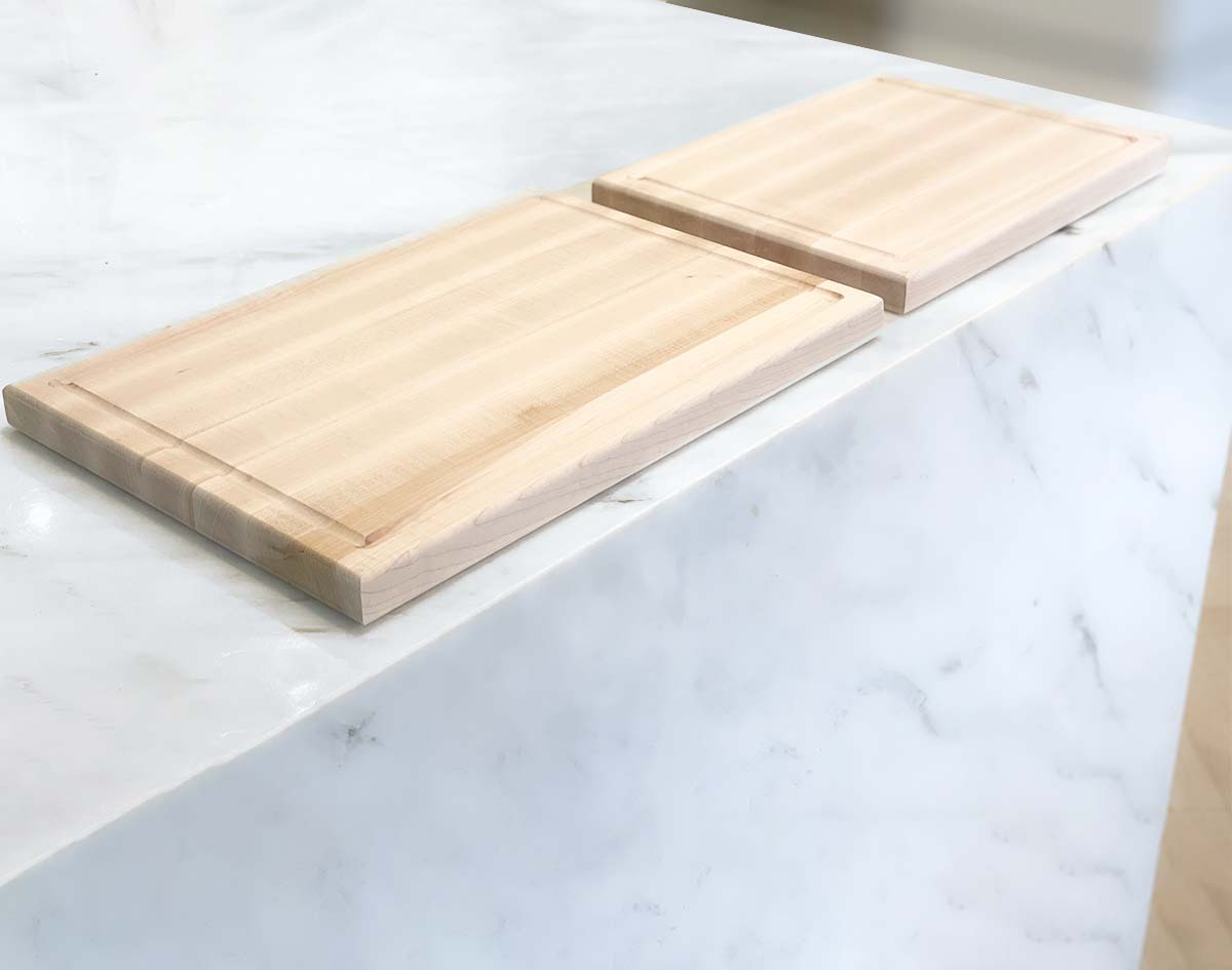 Set Of Three Maple Edge Grain Cutting Boards "The Dupont"