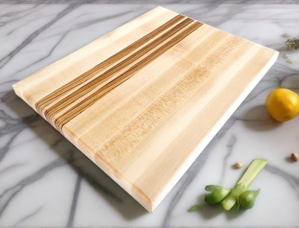 Natural Edge Maple Ripple Cutting Board – Kettler Woodworks