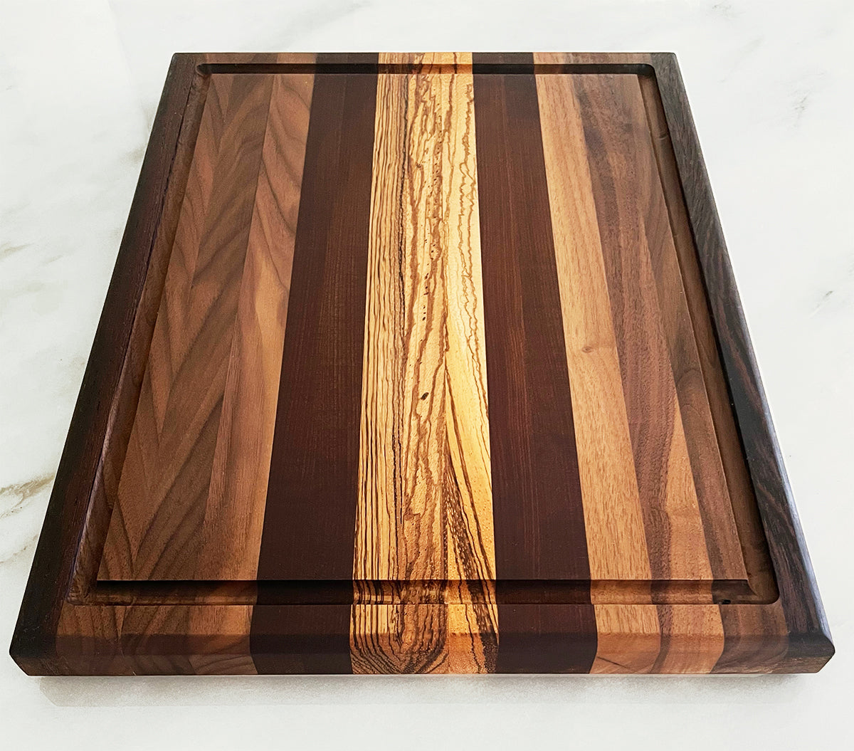 Zebrawood Thin Cutting Board Strips - Woodworkers Source